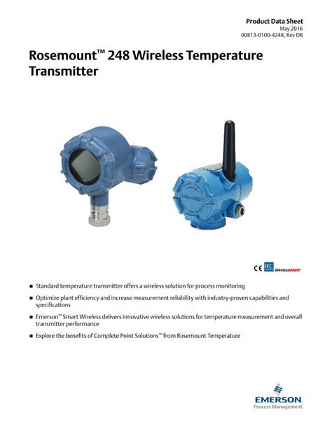 rosemount 248 specs